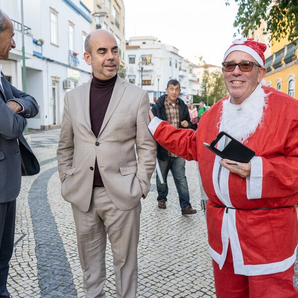 Estátuas Vivas no Natal