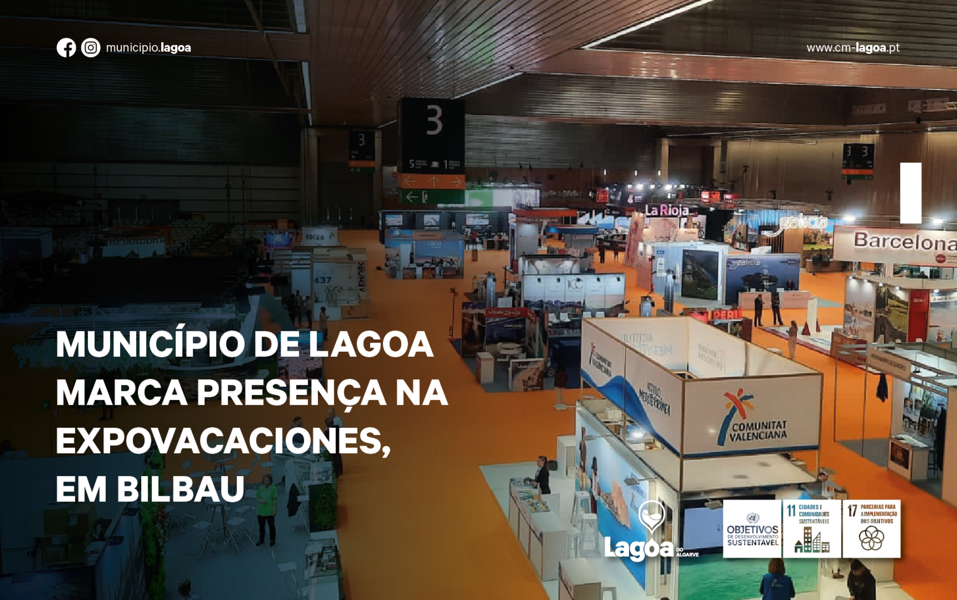 Município de Lagoa marca presença na ExpoVacaciones, em Bilbau