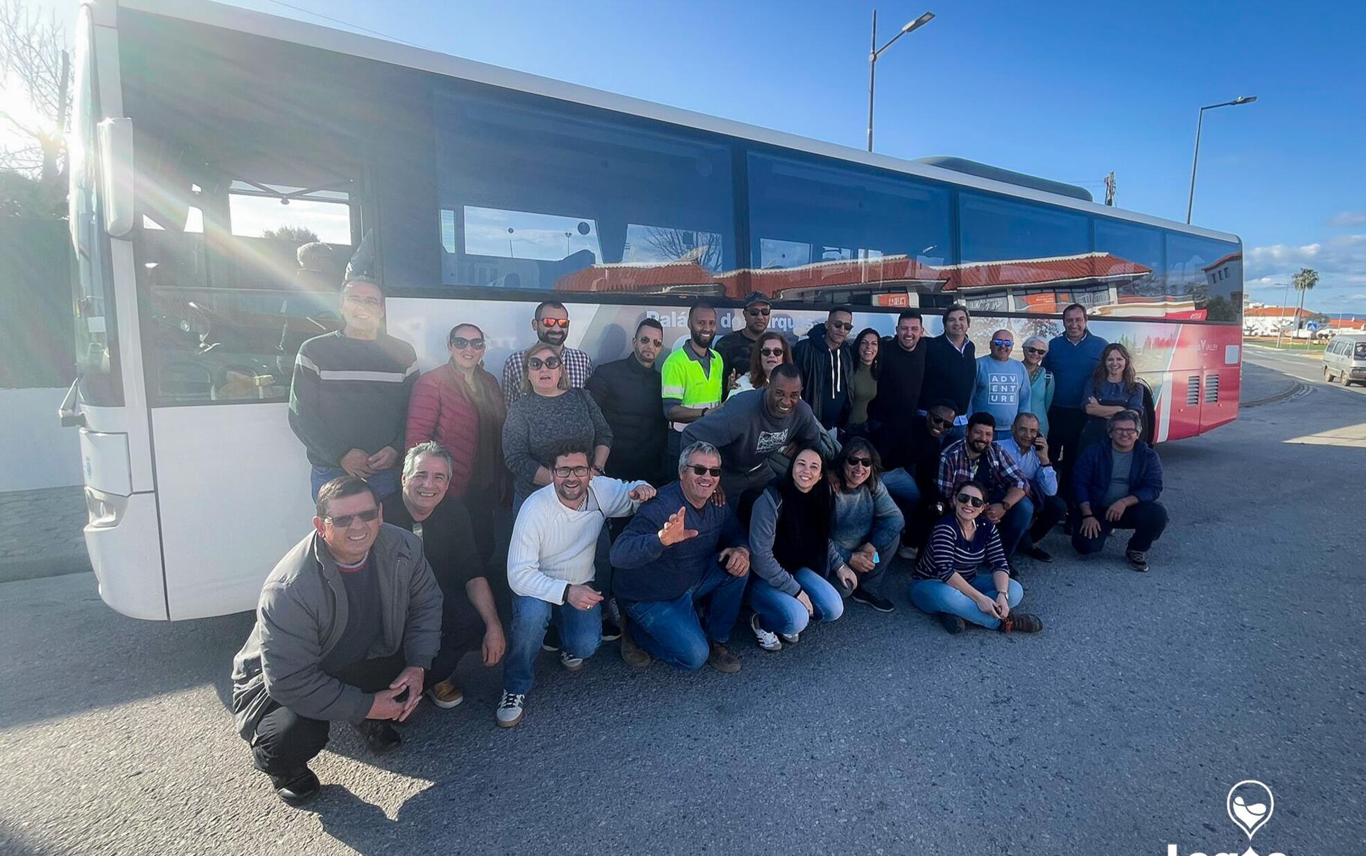 Delegação da C.M. de Oeiras visita Parque Urbano do Parchal