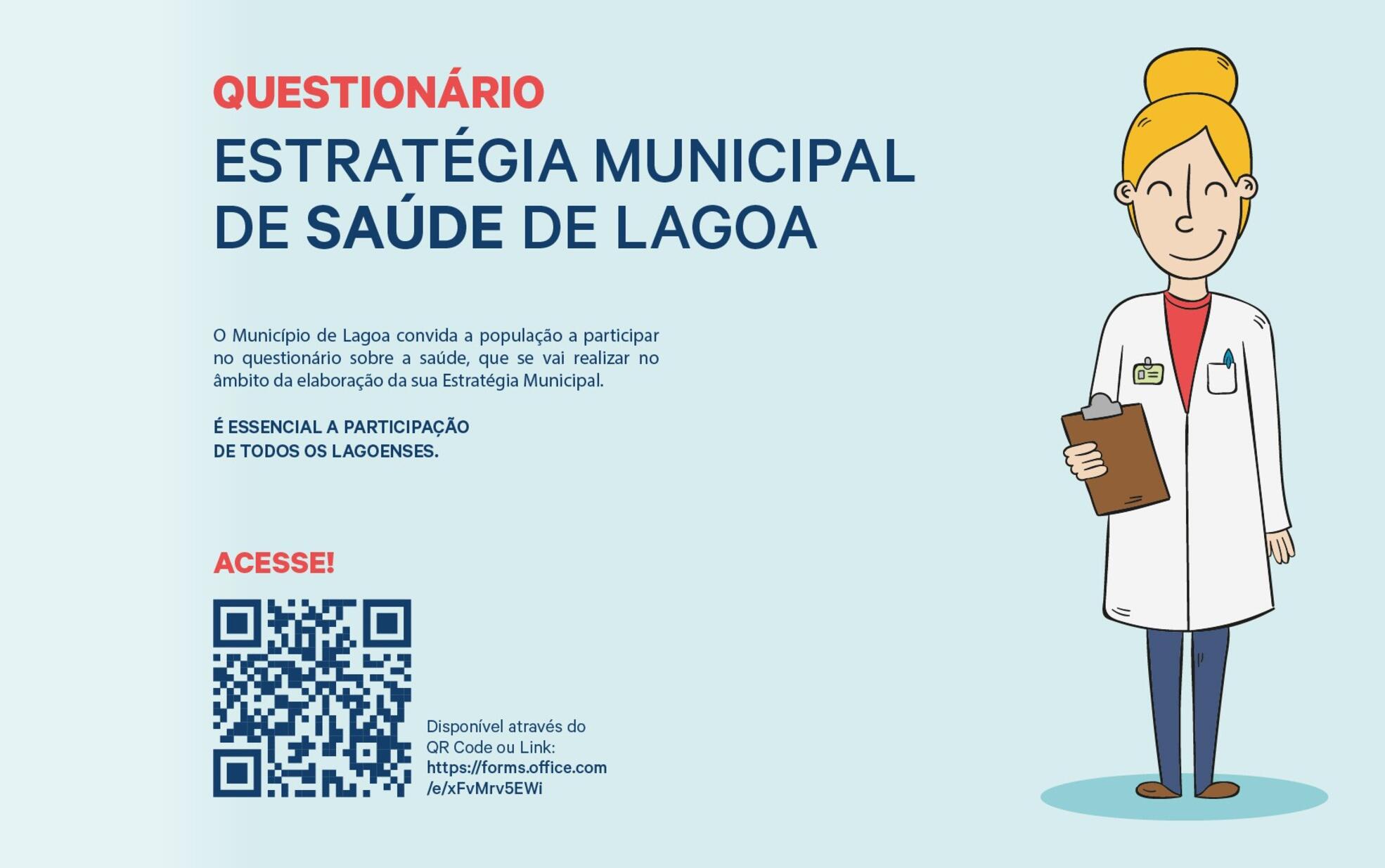 Questionário | Estratégia Municipal de Saúde de Lagoa