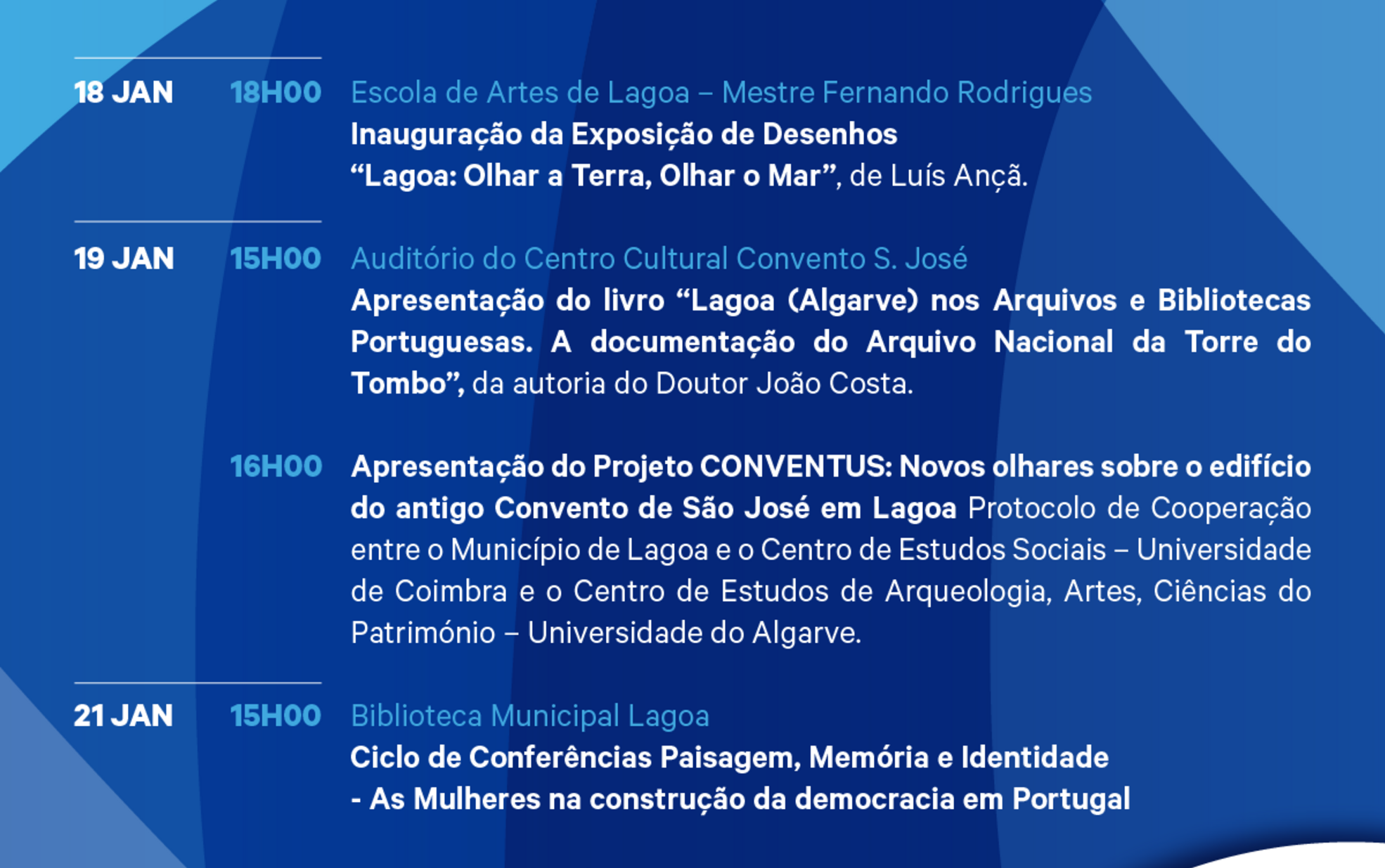 Programa semana inaugural