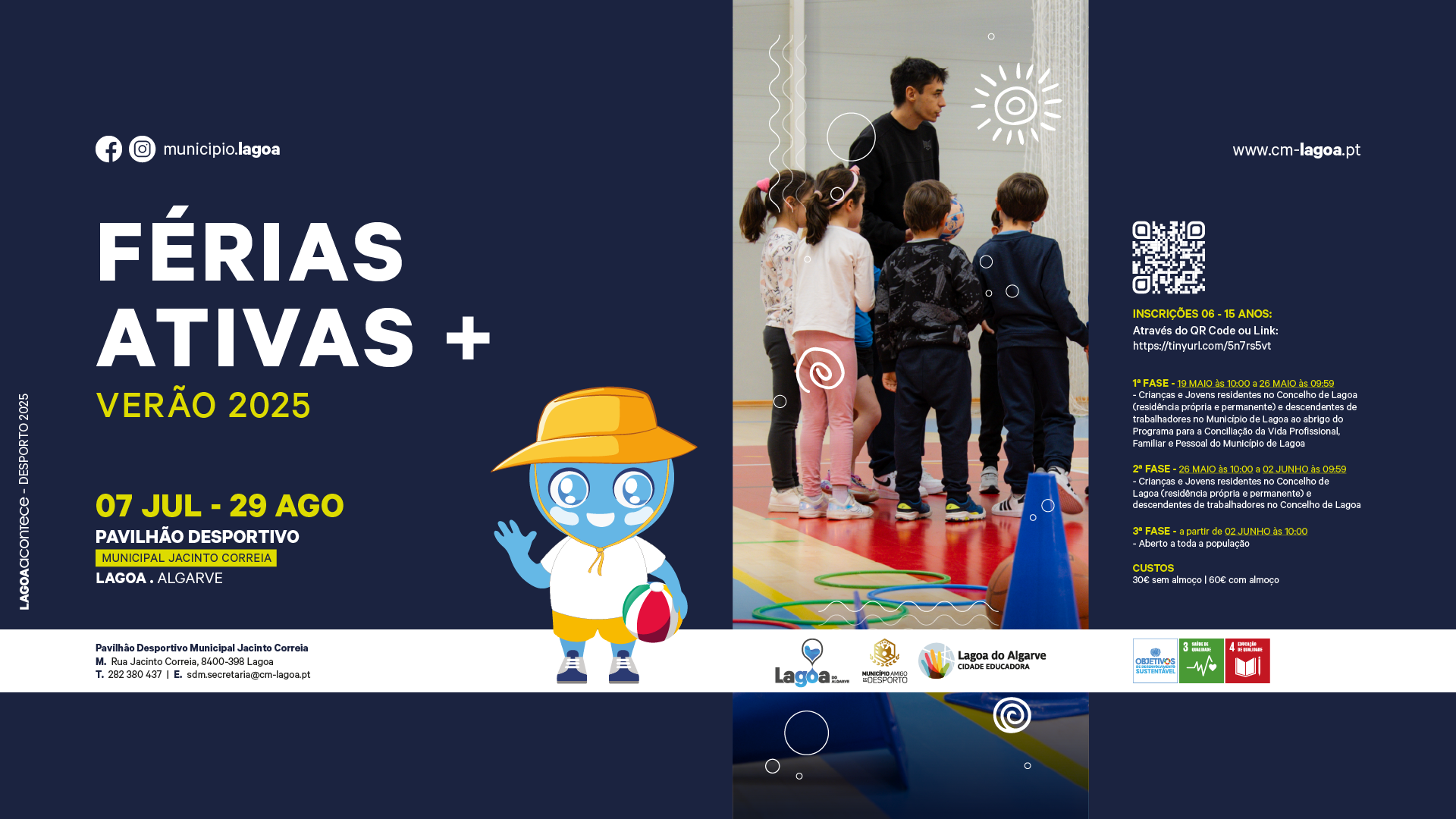 Férias Ativas+ Verão 2025 - Inscrições
