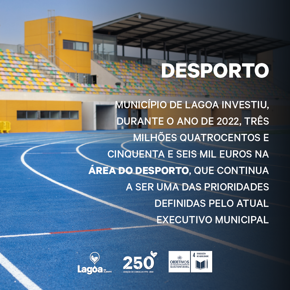 Lagoa investiu cerca de 3,5 milhões no Desporto em 2022