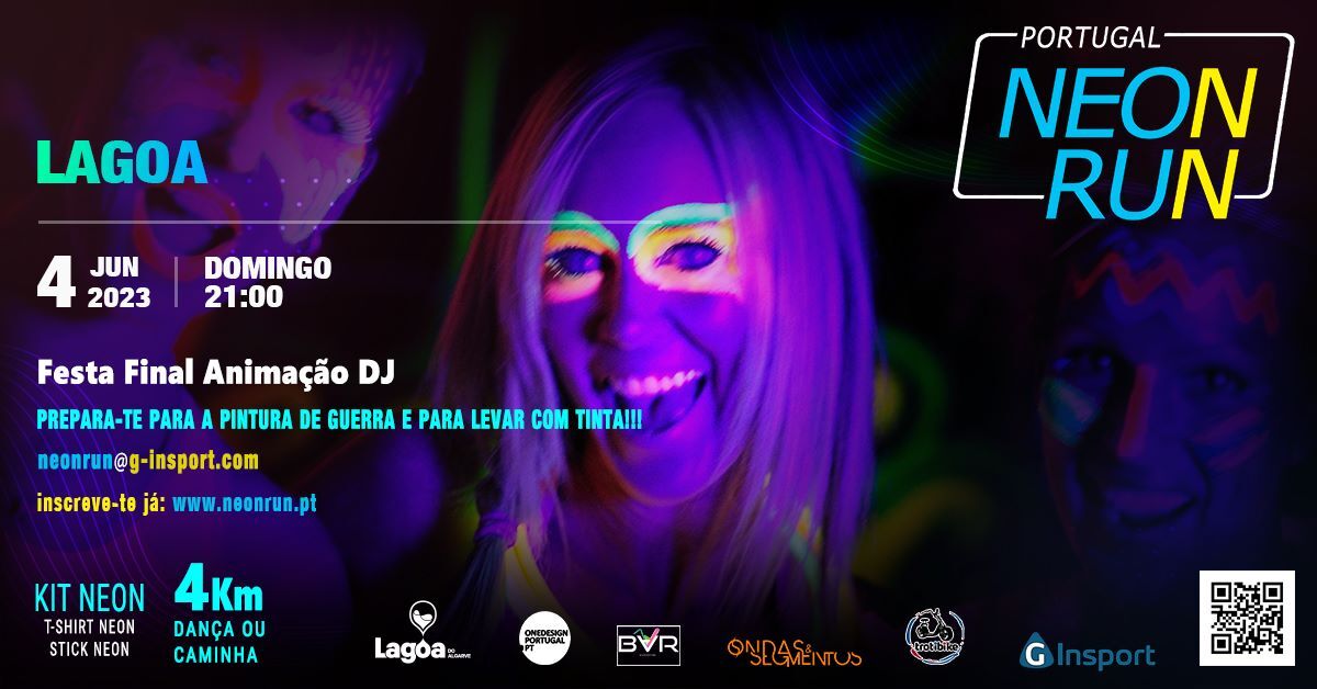 Lagoa recebe Corrida Neon Run no próximo domingo