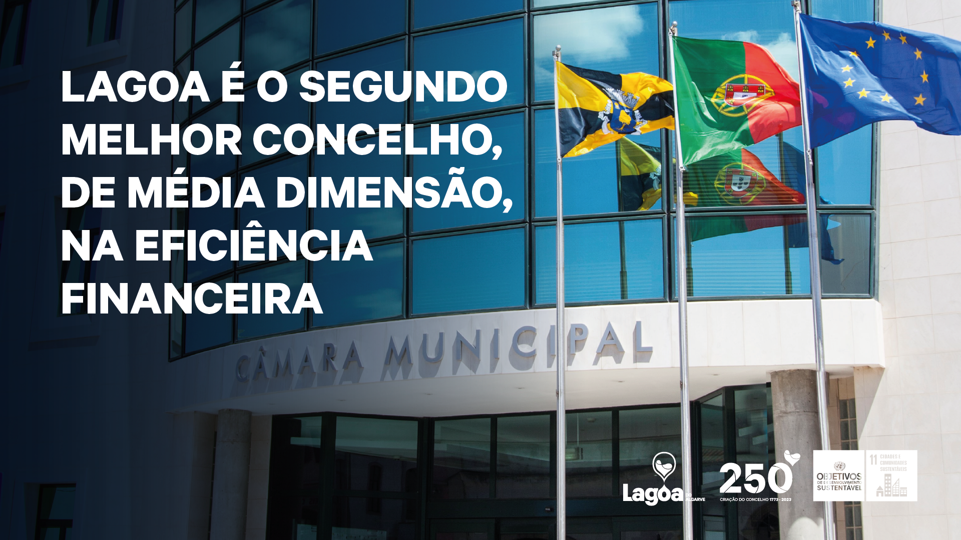 Lagoa é o segundo melhor concelho, de média dimensão, na eficiência financeira