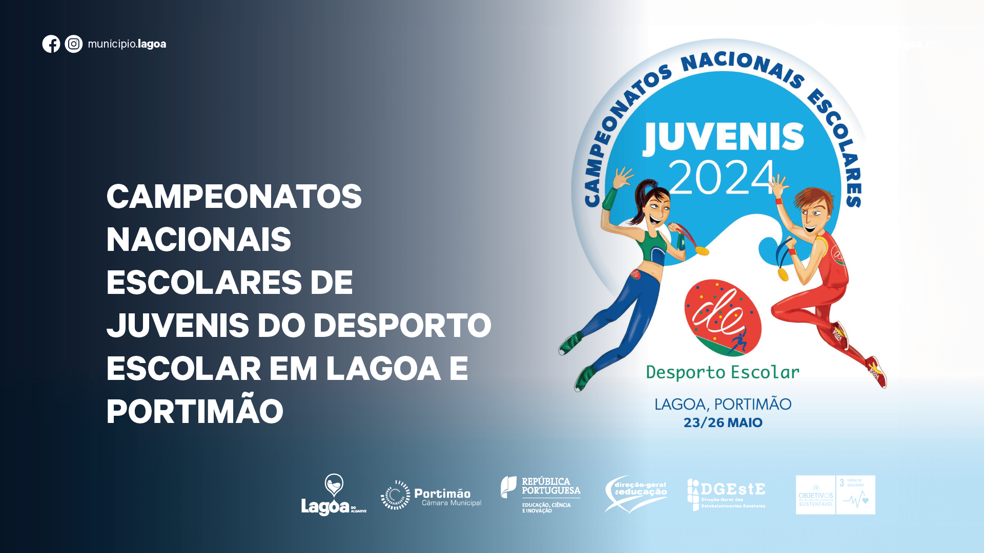 Campeonatos Nacionais Escolares de Juvenis do Desporto Escolar em Lagoa e Portimão