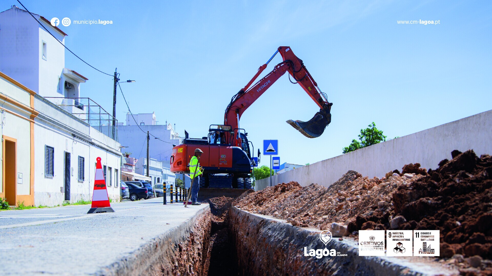 Município de Lagoa altera as frentes de trabalho das empreitadas que decorrem nas principais vias...